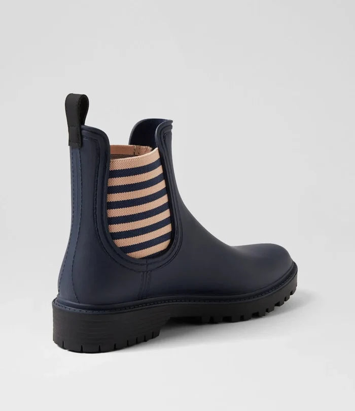 Diana Ferrari Navy Gumboot | Gretel Lane