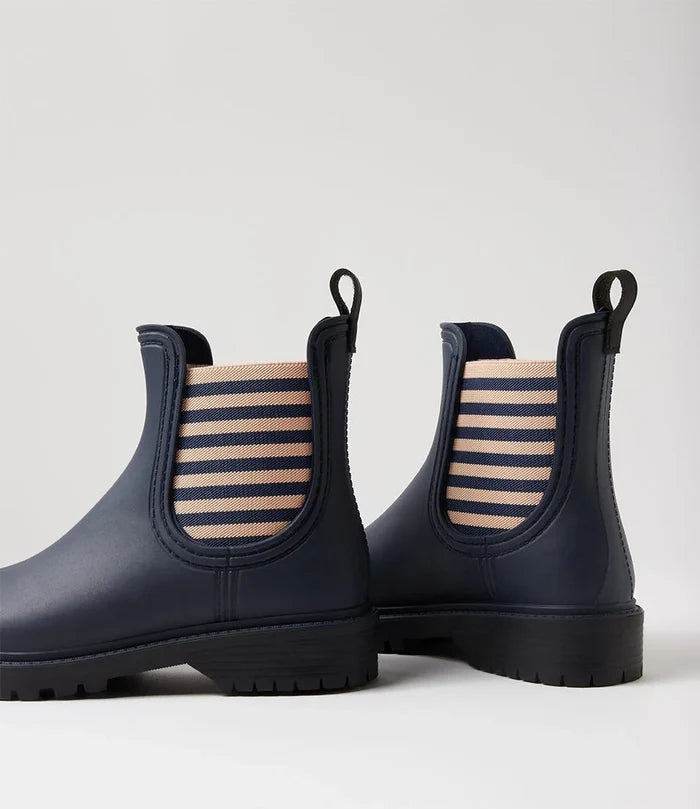 Diana Ferrari Navy Gumboot | Gretel Lane