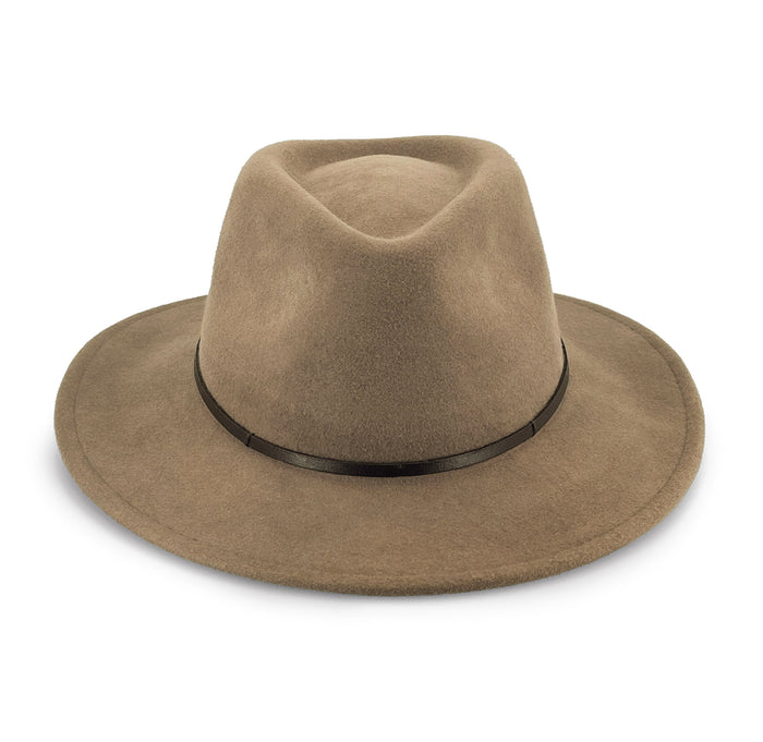 Rigon Leura Wool Felt Fedora Mushroom | Women's Hats | Gretel Lane
