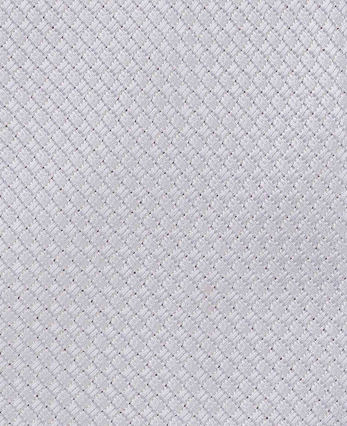 Men's Lilac Textured Seven Fold Silk Tie fabric detail