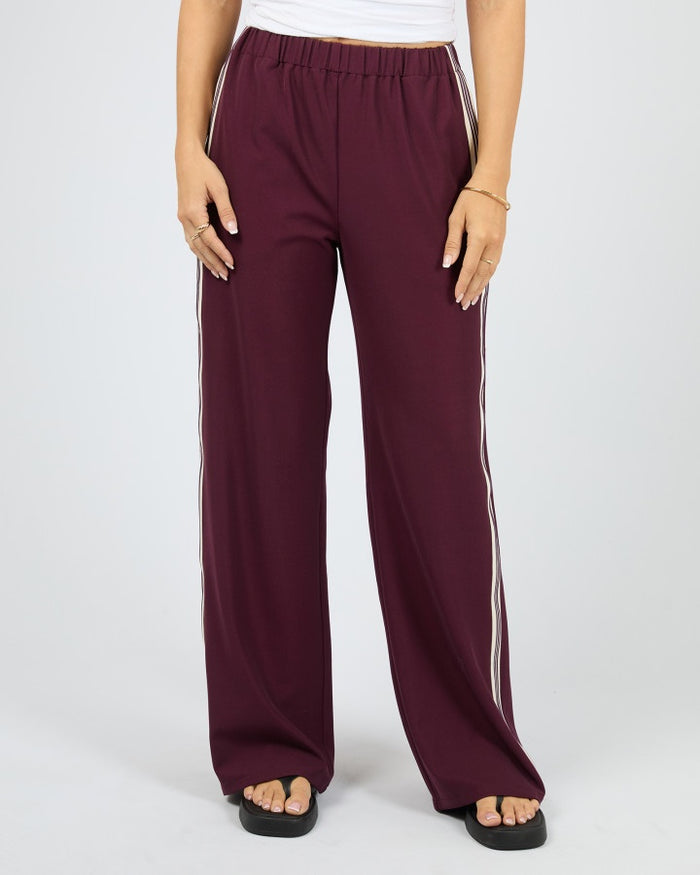 All About Eve Lina Relaxed Pant in Wine | Women's Pants | Gretel Lane