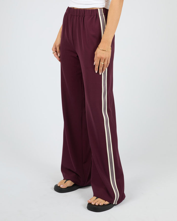 All About Eve Lina Relaxed Pant in Wine | Women's Pants | Gretel Lane