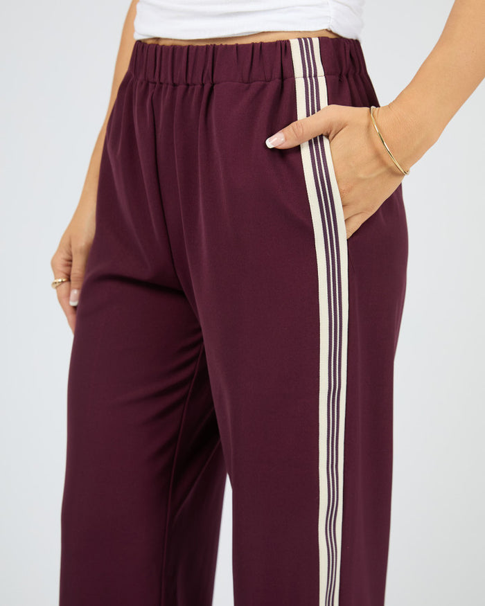 All About Eve Lina Relaxed Pant in Wine | Women's Pants | Gretel Lane