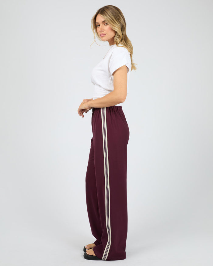 All About Eve Lina Relaxed Pant in Wine | Women's Pants | Gretel Lane
