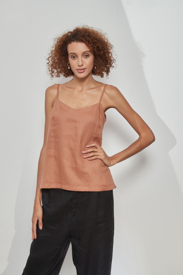 Women's dusty rose camisole top | Tirelli