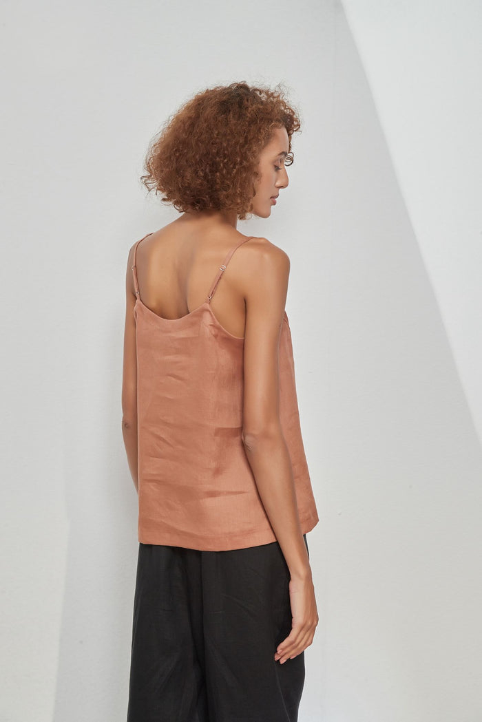 Modern women's camisole in dusty rose | Tirelli