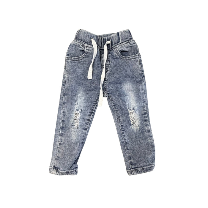 Little Bipsy | Distressed Pull On Jeans | 12-18M