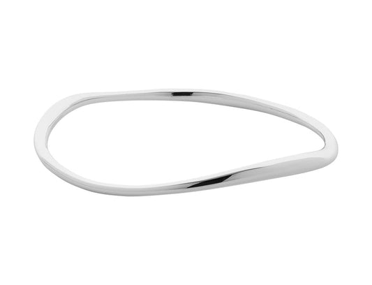Liberté Louella Wave Bangle in Silver | Women's Jewellery | Gretel Lane