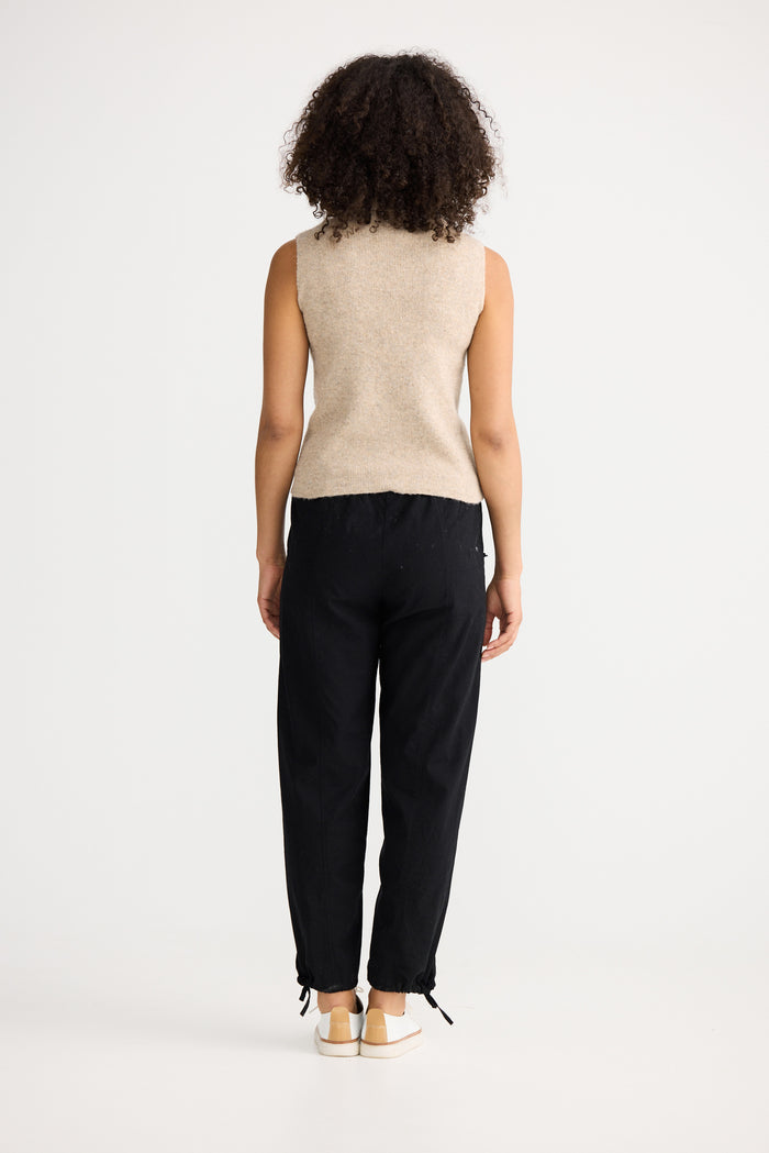 The Shanty Corporation Lucerne Sleeveless Knit Top in Oatmeal | omen's Knitwear | Gretel Lane