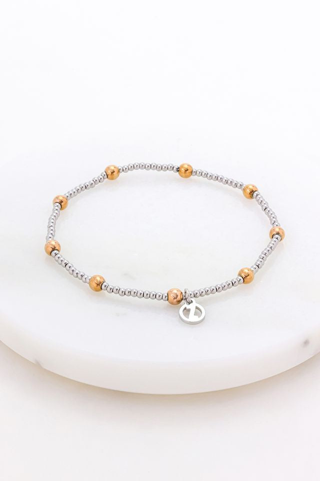 Lucy Bracelet (Rose/Silver)