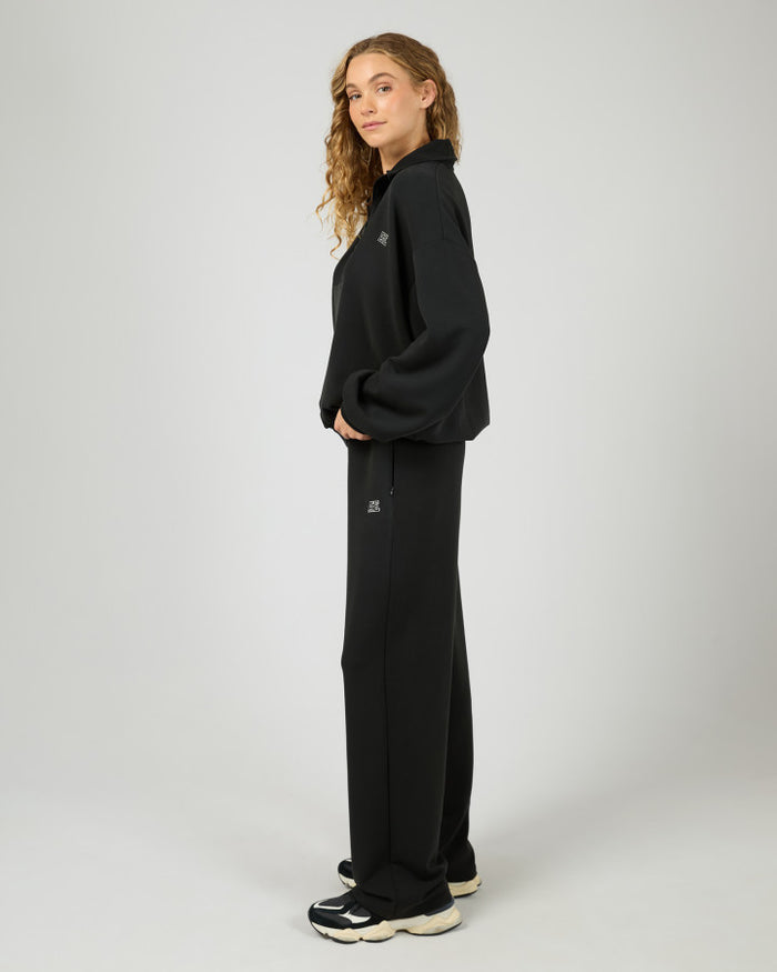 All About Eve Luxe Active 1/4 Zip Sweatshirt in Black | Women's Clothing | Gretel Lane