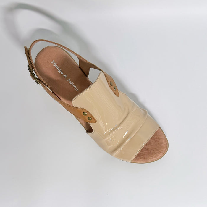 Madis (Latte-Dk Tan Patent-Leather)