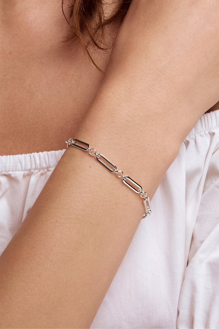 Liberté Maeve Chain Link Bracelet in Silver | Women's Jewellery | Gretel Lane