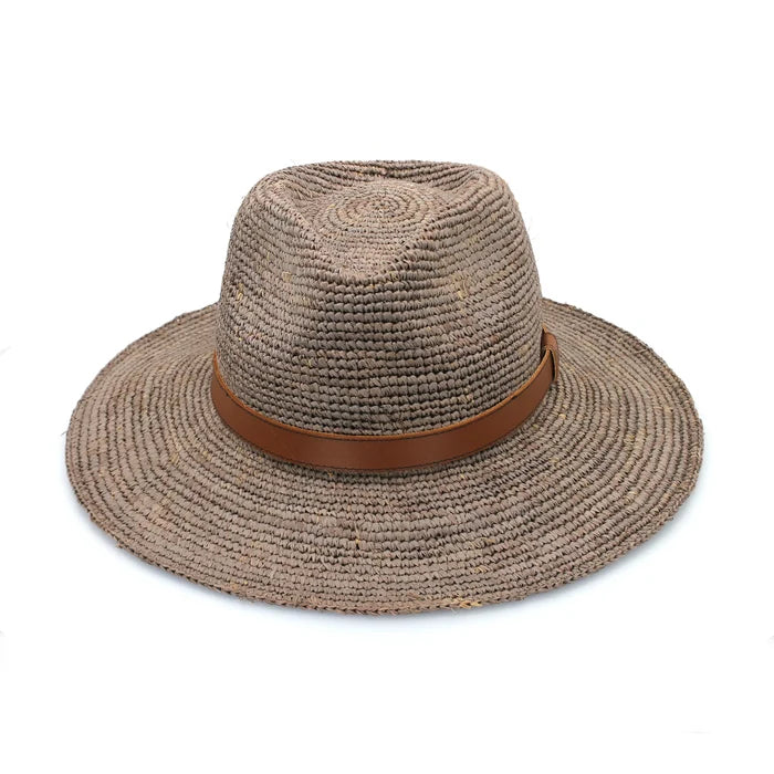 Before Dark Magdalena Raffia Style Fedora Mushroom | Women's Hats | Gretel Lane