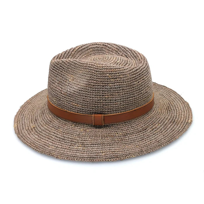 Before Dark Magdalena Raffia Style Fedora Mushroom | Women's Hats | Gretel Lane