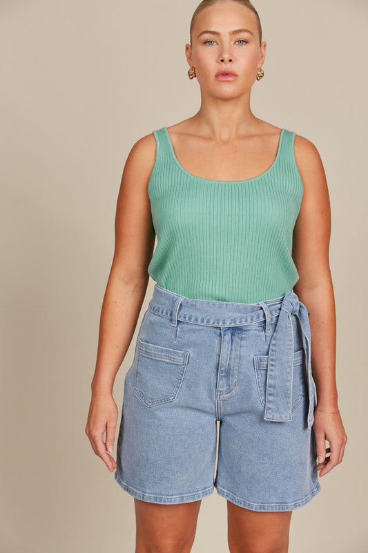 Margot Denim Short (Stellar)