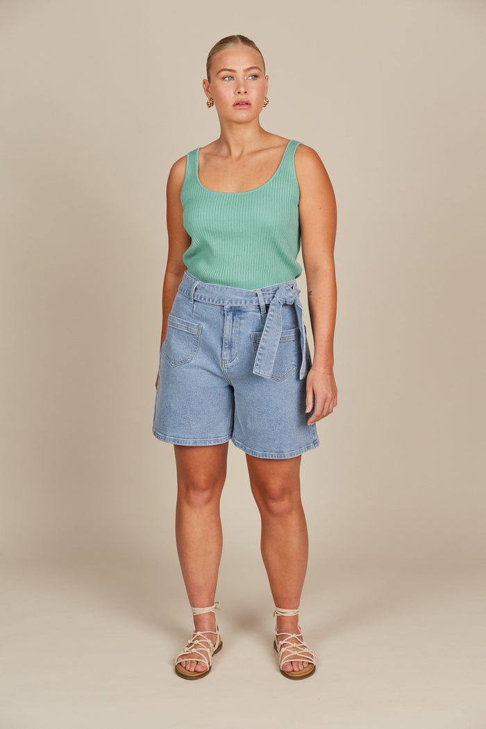 Margot Denim Short (Stellar)