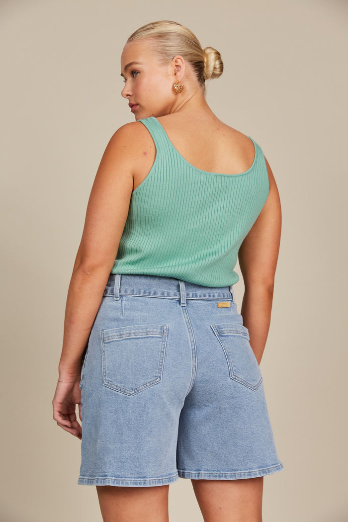 Margot Denim Short (Stellar)