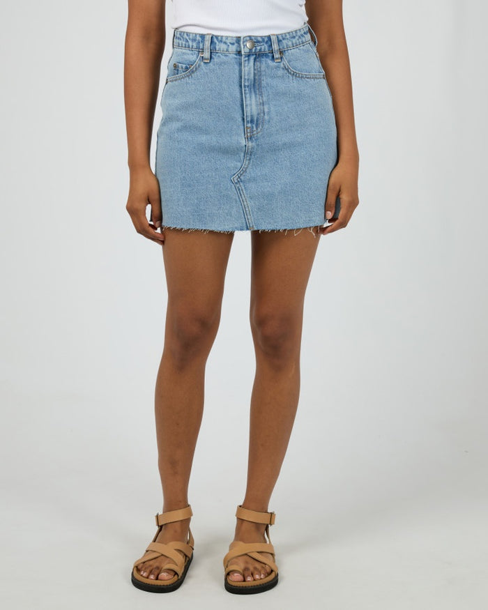 Margot Denim Skirt (Light Blue)  All About Eve