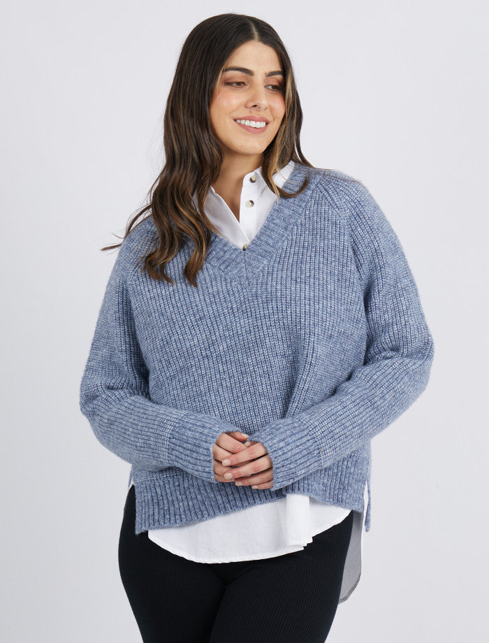 Mariana Knit (Blue Marle)
