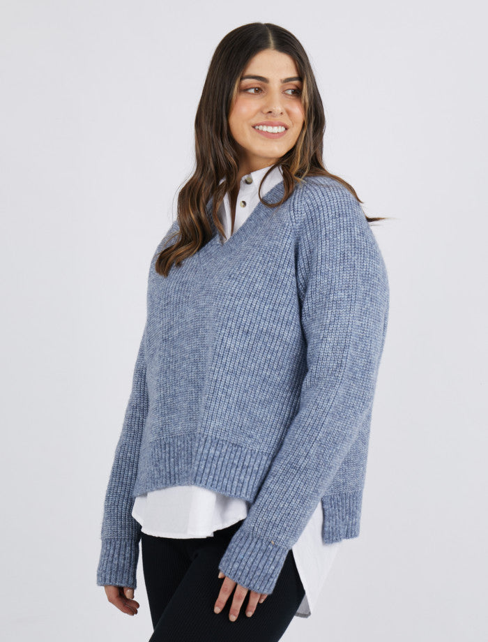Mariana Knit (Blue Marle)