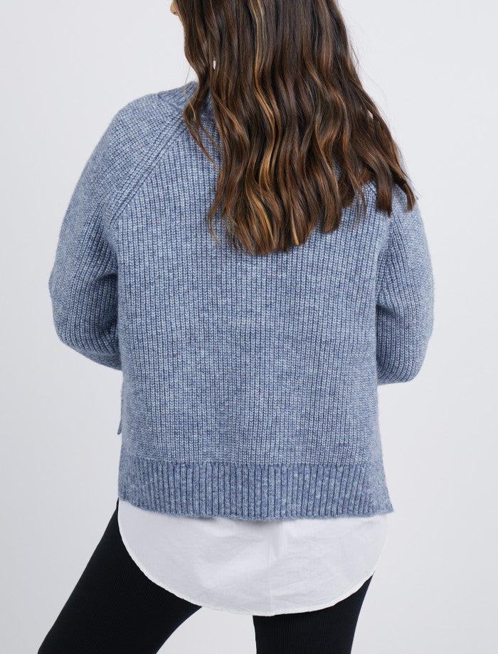 Mariana Knit (Blue Marle)