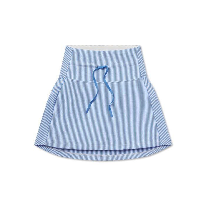 French Blue & White Seersucker