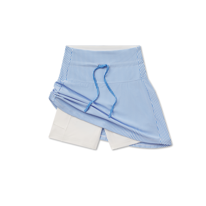 French Blue & White Seersucker | Lining