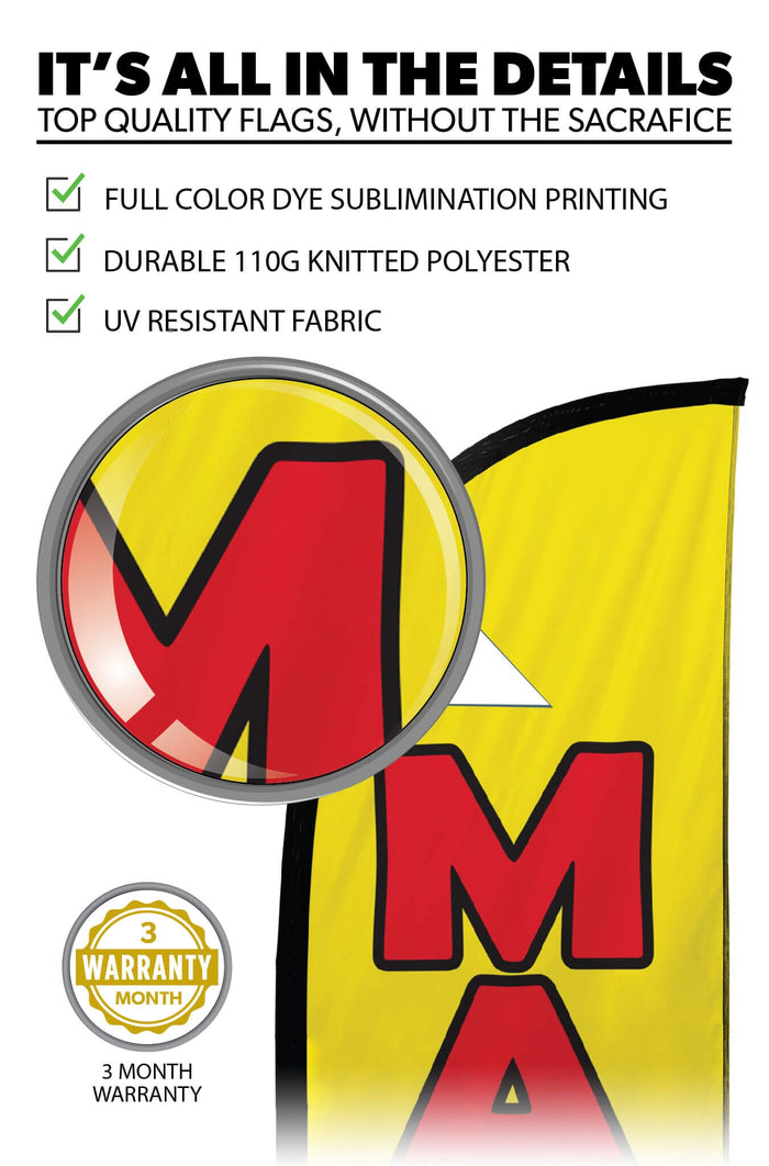 Market Feather Flag