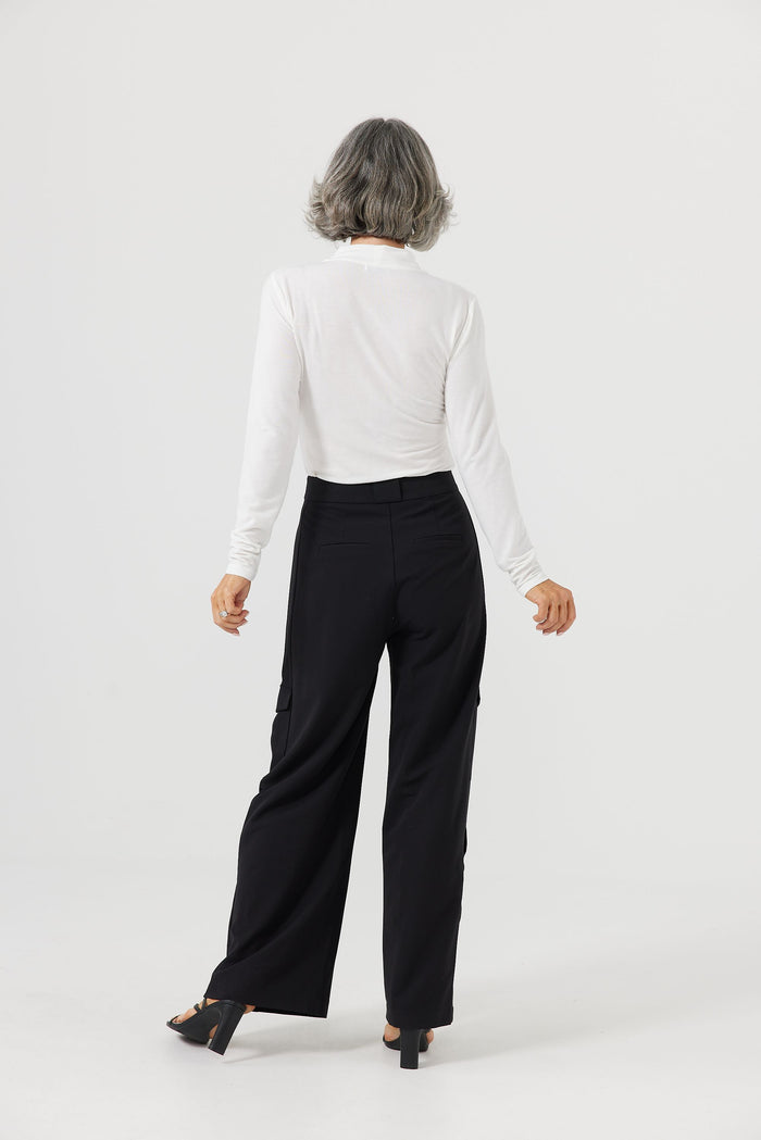 Marnie Long Sleeve Top (Off White Jersey)