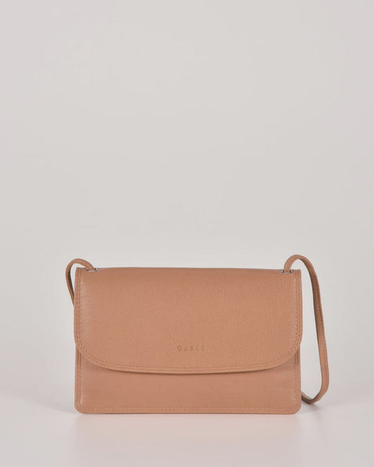 Gabee McKenzie Leather Small Crossbody Bag in Camel | Women's Handbags | Gretel Lane