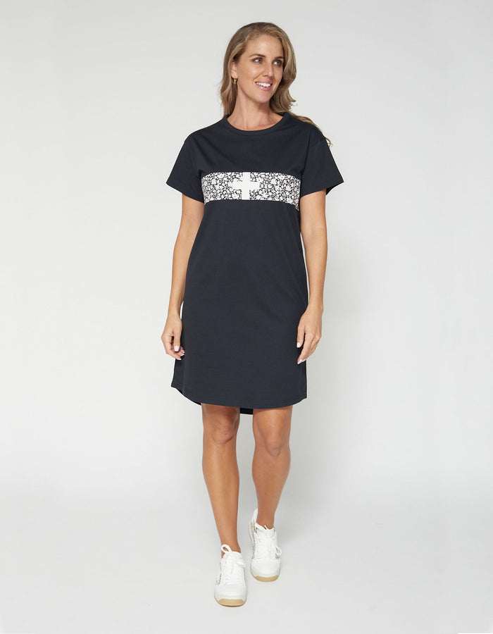 women’s t-shirt dress in Navy | Stella + Gemma