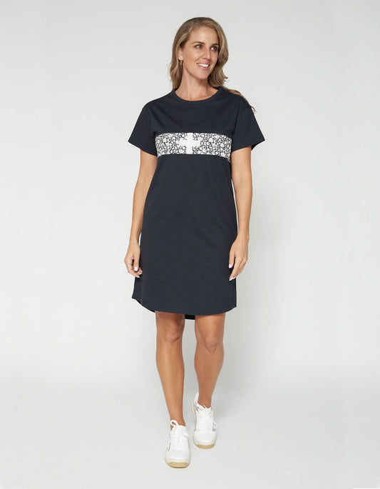 women’s t-shirt dress in Navy | Stella + Gemma