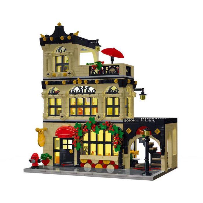 Mork Model 20114 City Restaurant Block Module Afobrick