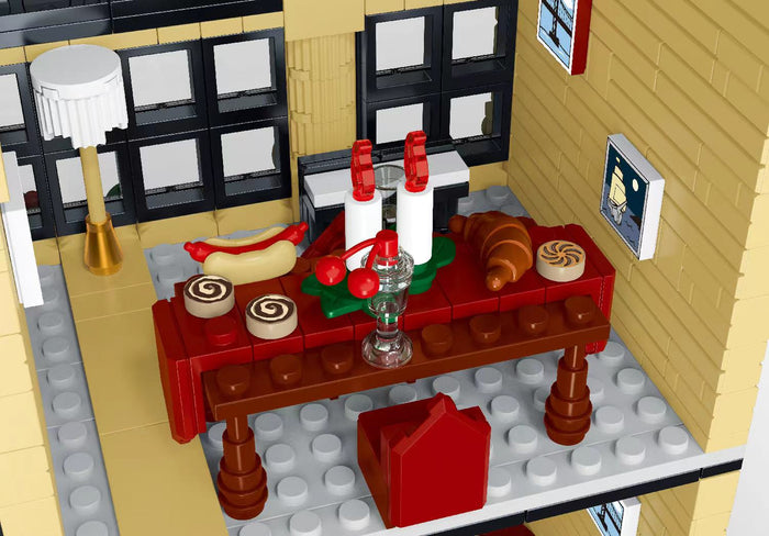 Mork Model 20114 City Restaurant Block Module Afobrick