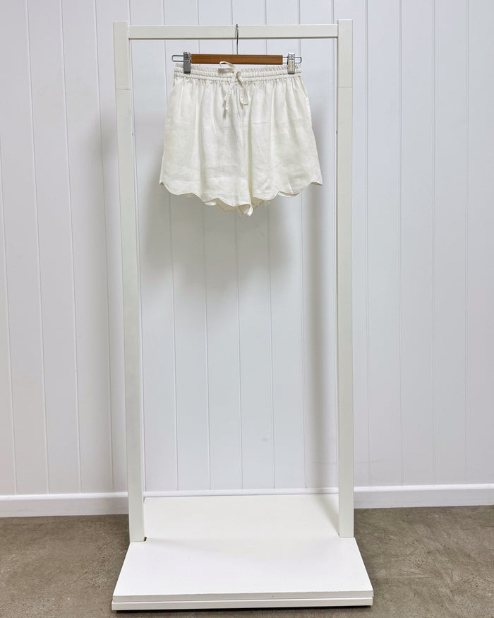 Nadia Shorts (White)