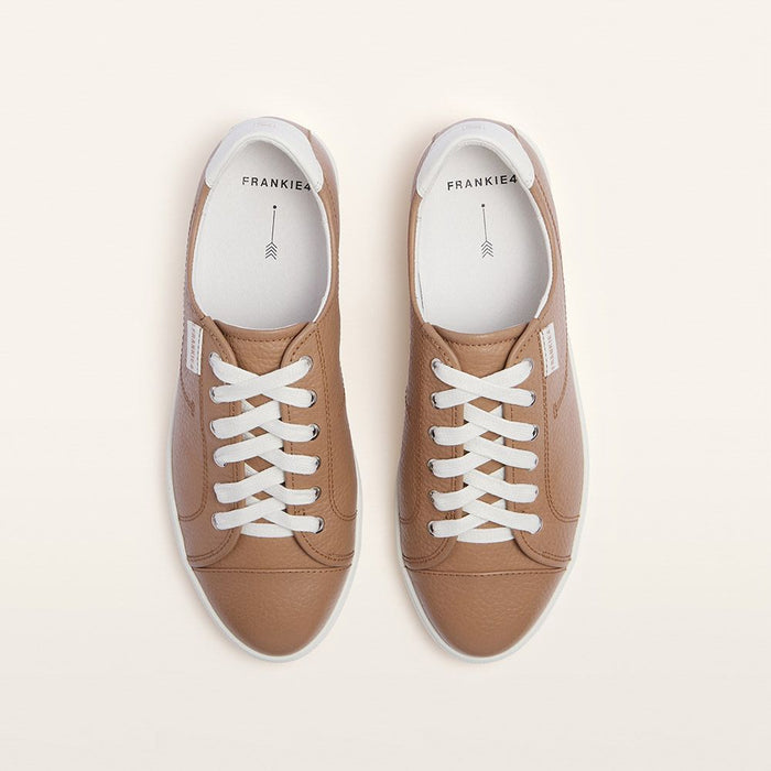 FRANKiE4 Nat III Women's Leather Health Sneaker Tan Tumbled | Women's Shoes Online | Gretel Lane