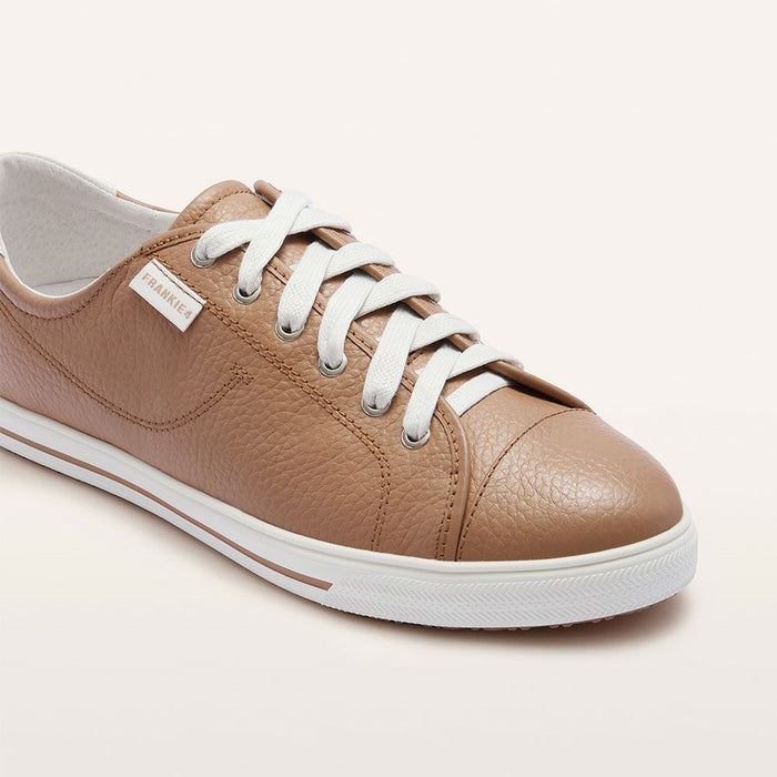 FRANKiE4 Nat III Women's Leather Health Sneaker Tan Tumbled | Women's Shoes Online | Gretel Lane