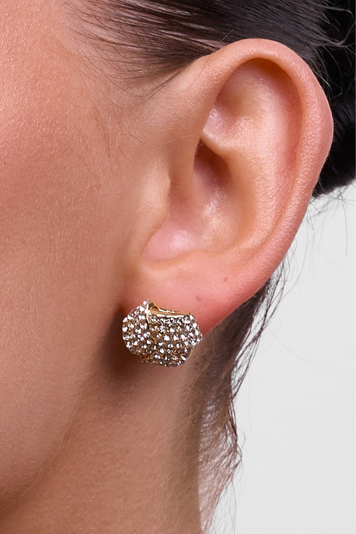 Natalina Crystal Earring (Gold)