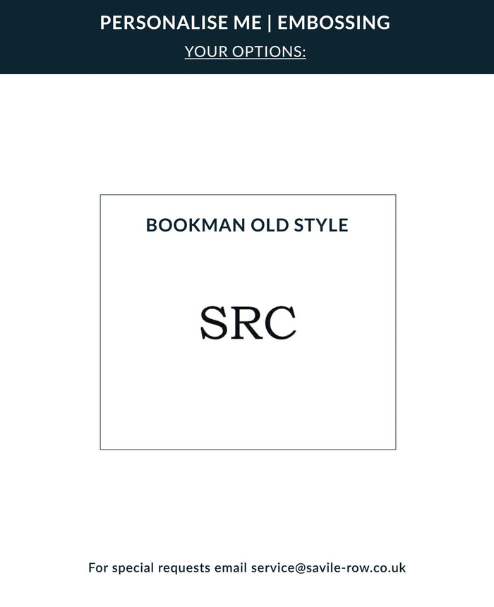 embossing font options