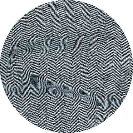 Men's Navy Brushed Cotton Twill Herringbone Lounge Pants fabric swatch