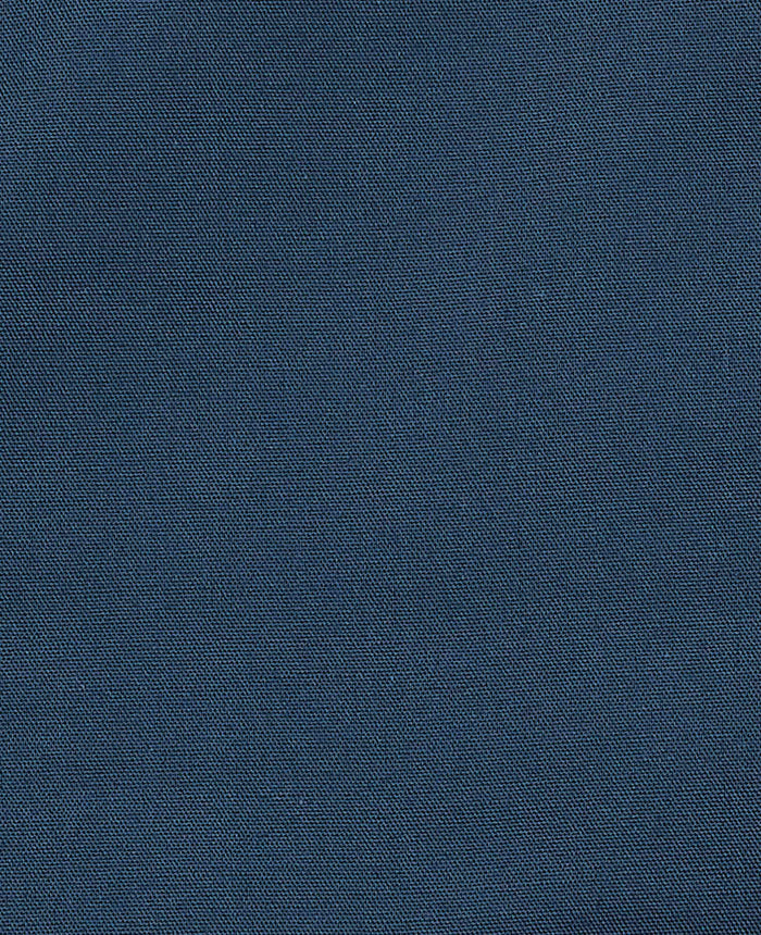 Men's Navy Cotton Revere Collar Pyjamas With Trim fabric detail