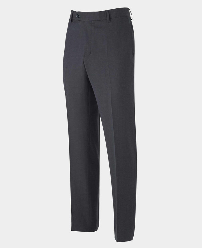 Men's Navy Wool Linen Blend Suit Trousers mannequin