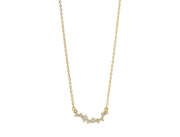 Nico Necklace (Gold/Clear)