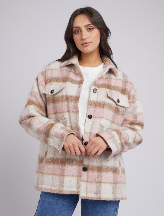 check overshirt jacket All About Eve