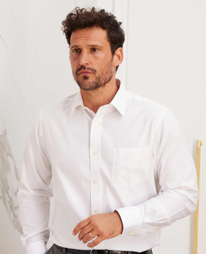White shirt for men formal