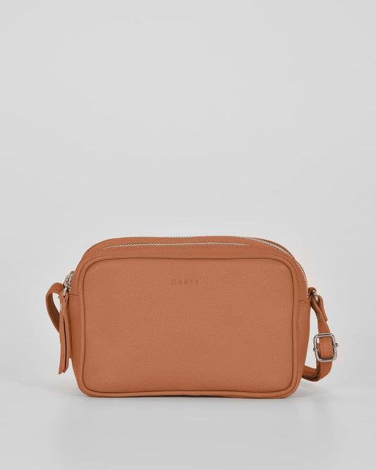 Gabee Norah Leather Crossbody Bag in Tan | Women's Handbags | Gretel Lane