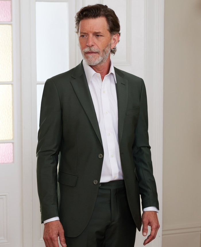 Green suit