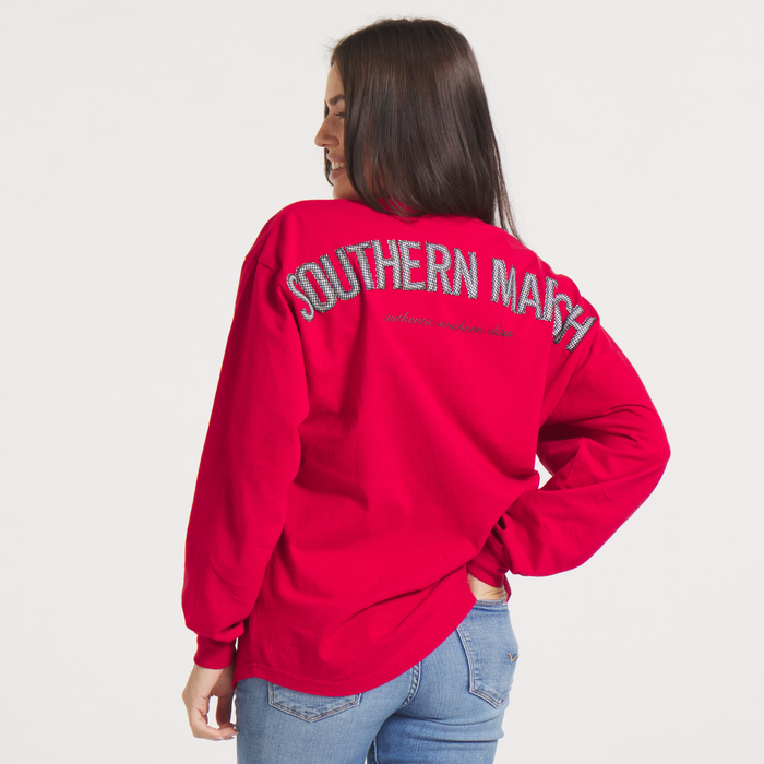 Crimson with Houndstooth Jersey / Extra Small