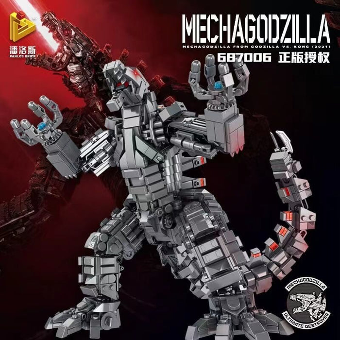 Mid mechanical godzilla-1446pcs